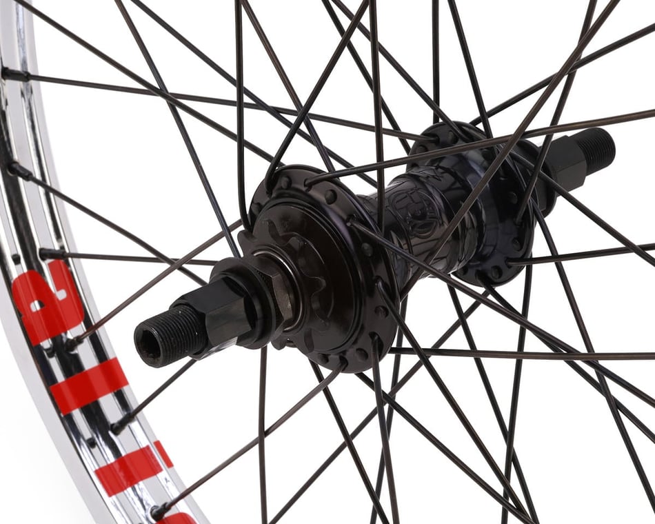 Profile Racing Mini Felon Rear Cassette Wheel (Black/Chrome) (RHD